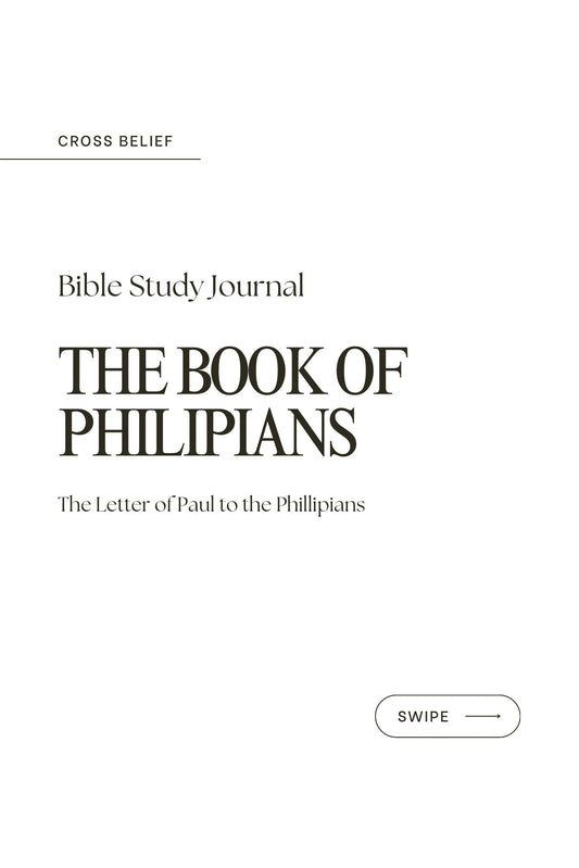 Bible Study Journal - The Book of Philippians