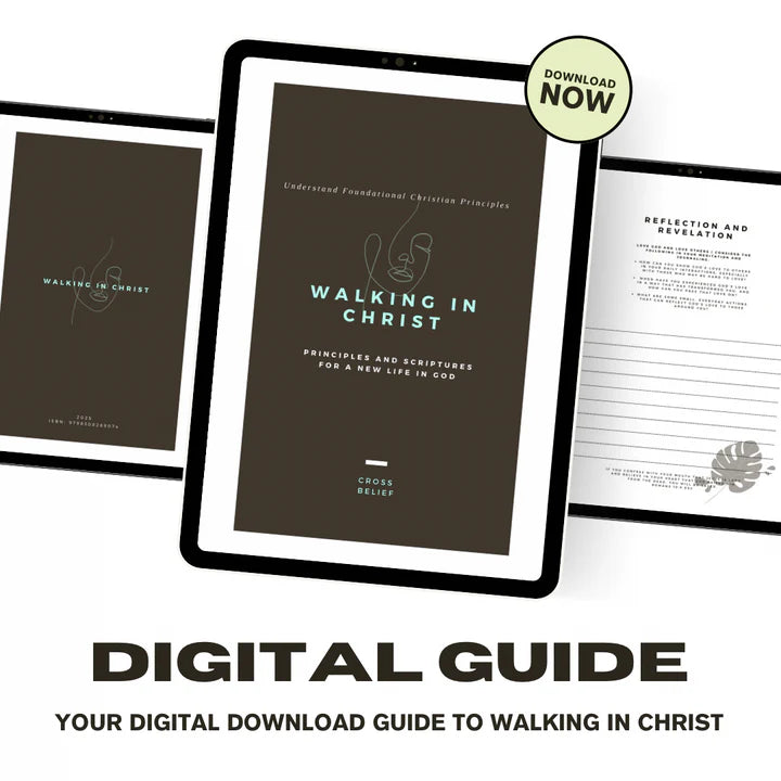 WALKING IN CHRIST: PRINCIPLES AND SCRIPTURES FOR A NEW LIFE IN GOD
