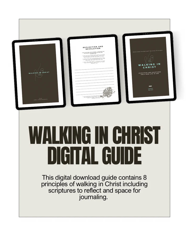 WALKING IN CHRIST: PRINCIPLES AND SCRIPTURES FOR A NEW LIFE IN GOD